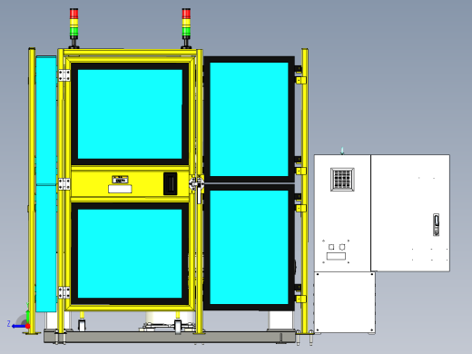小型焊接机器人工作站设计右视缩略图