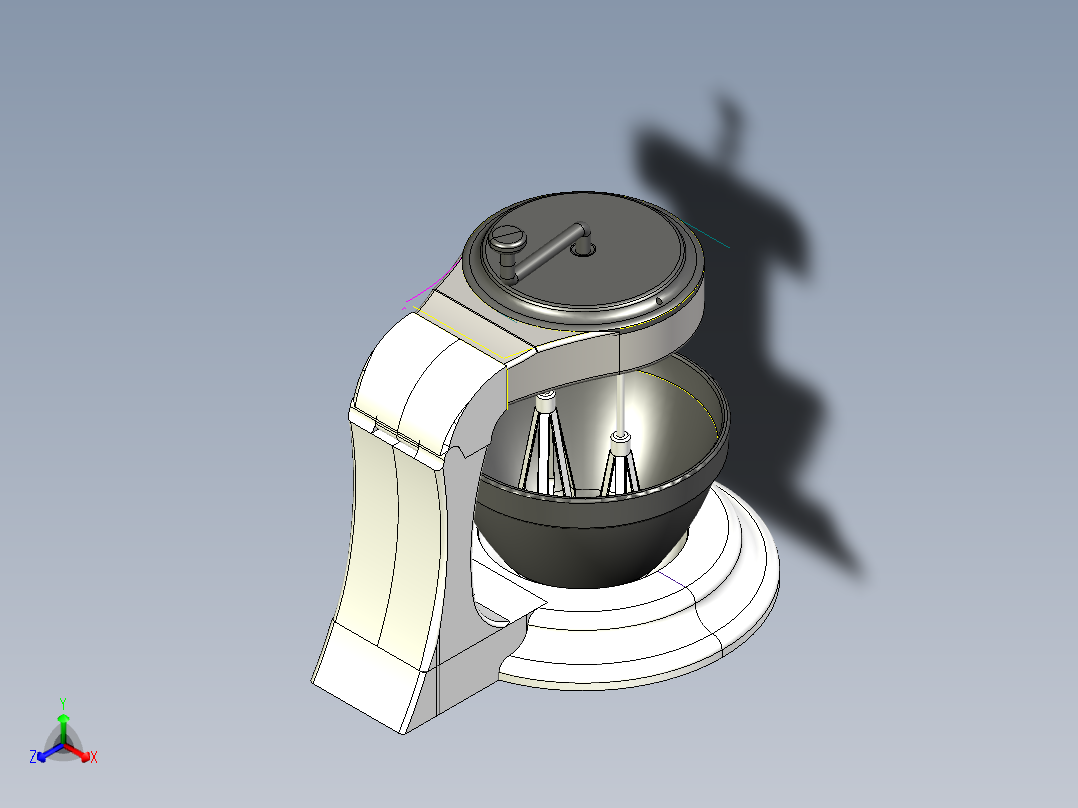B2004405-手动搅拌器主视图