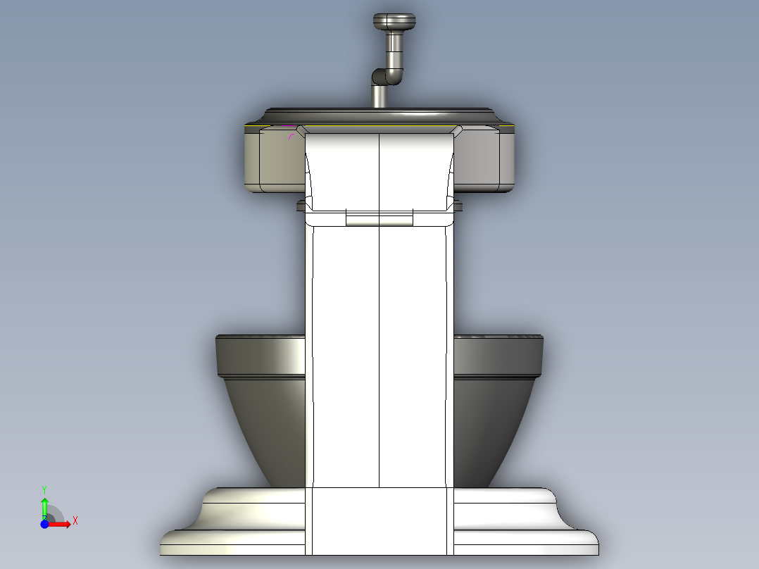 B2004405-手动搅拌器前视图
