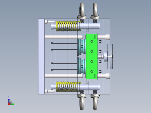 注塑模具、模具(49)前视缩略图