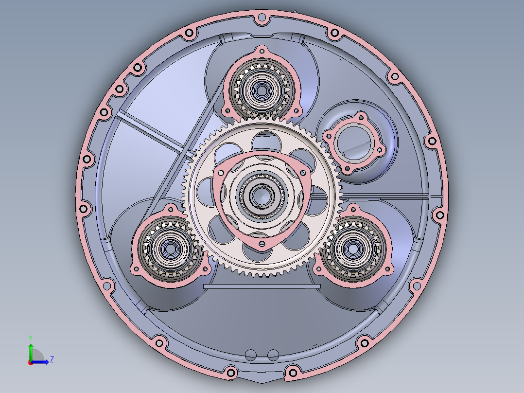 增压器(25)左视图