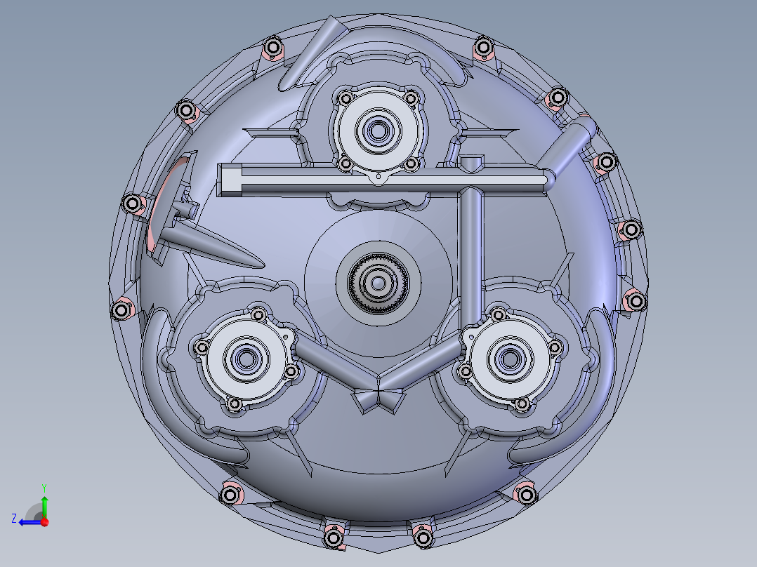 增压器(25)右视图