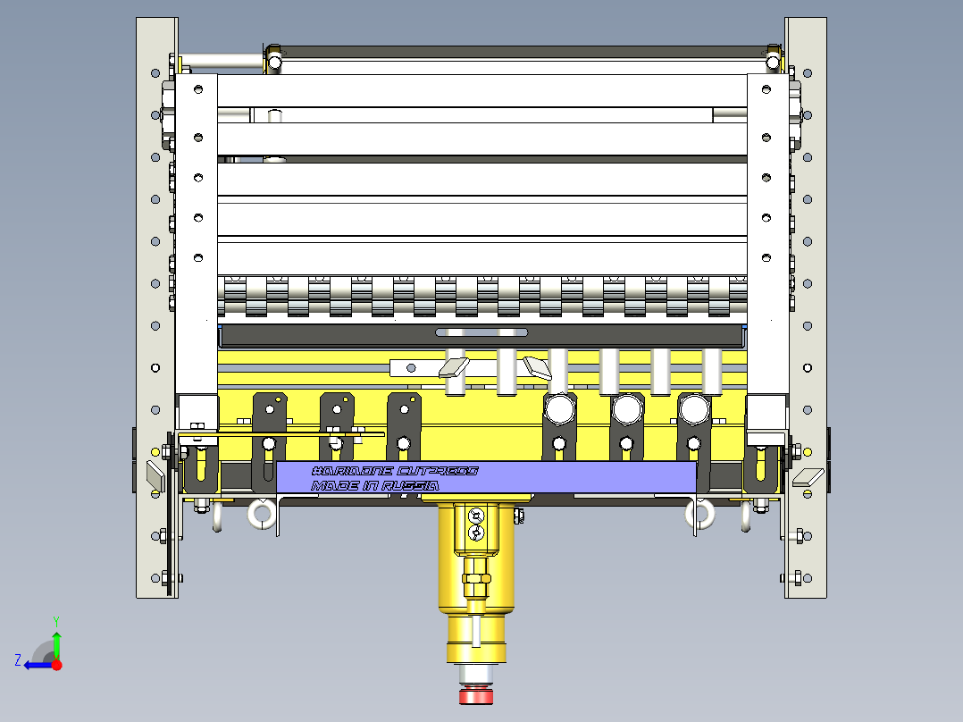 KJ-4270 广告板材自动裁切机右视图