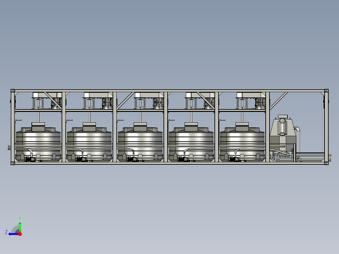 A2004729-矿石加工浮选厂试剂单元右视图