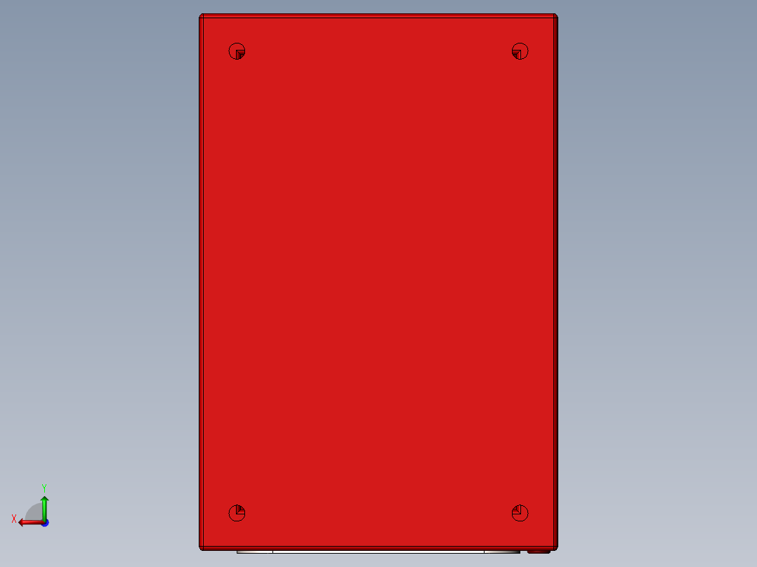 200x300x150电箱后视图