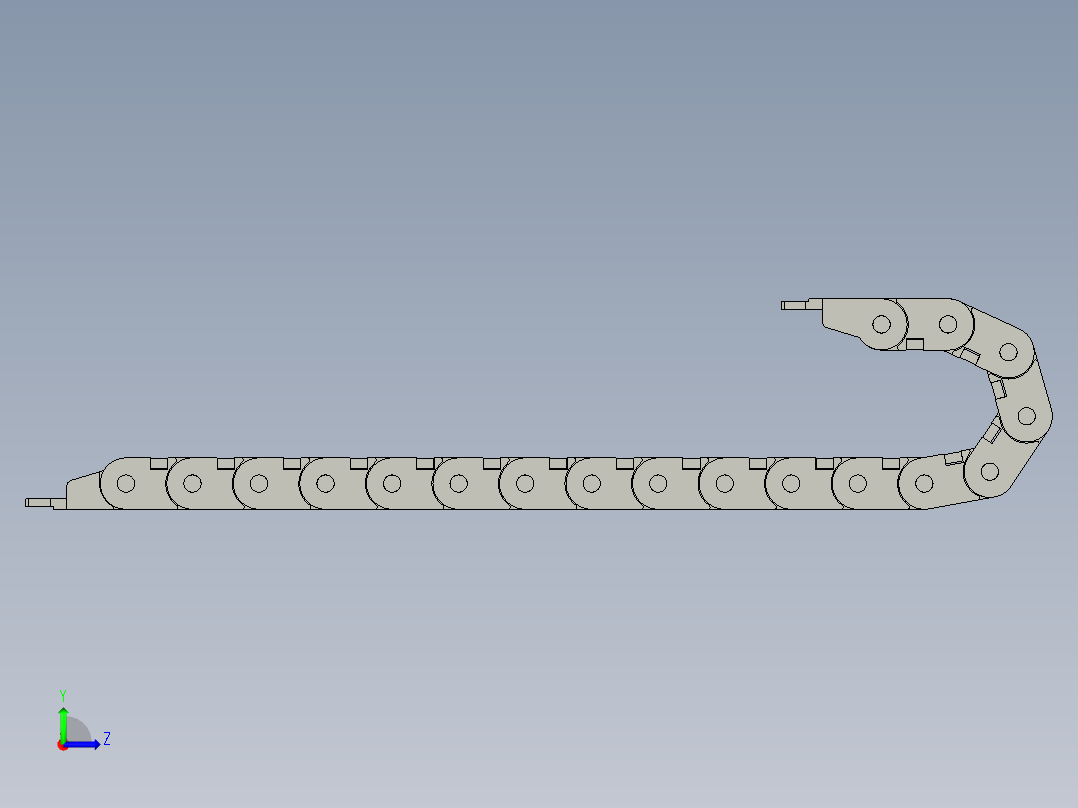 VBF03-F38-R55-N20-VEF03-F38拖链左视图