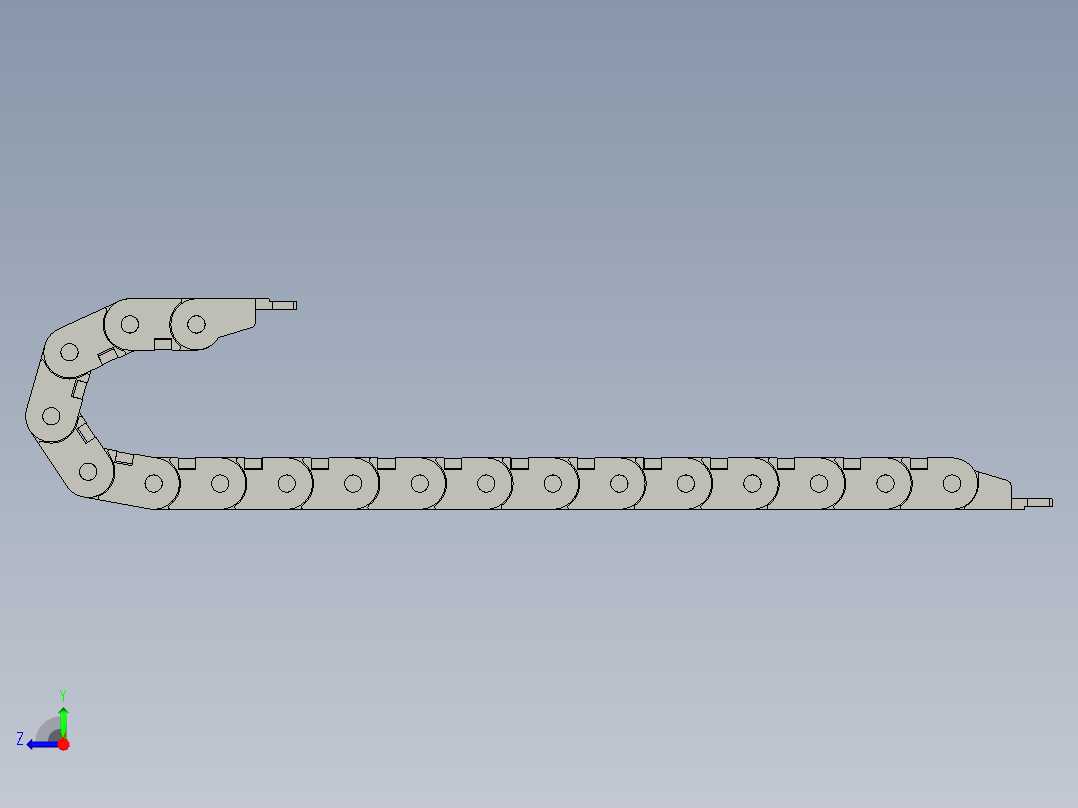VBF03-F38-R55-N20-VEF03-F38拖链右视图