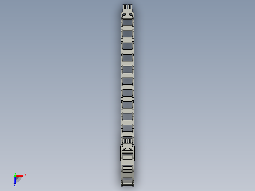 VBF03-F38-R55-N20-VEF03-F38拖链俯视图