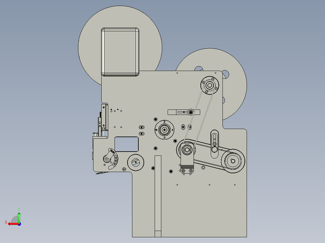 QT1AE00022-A100贴底模组件BS后视图