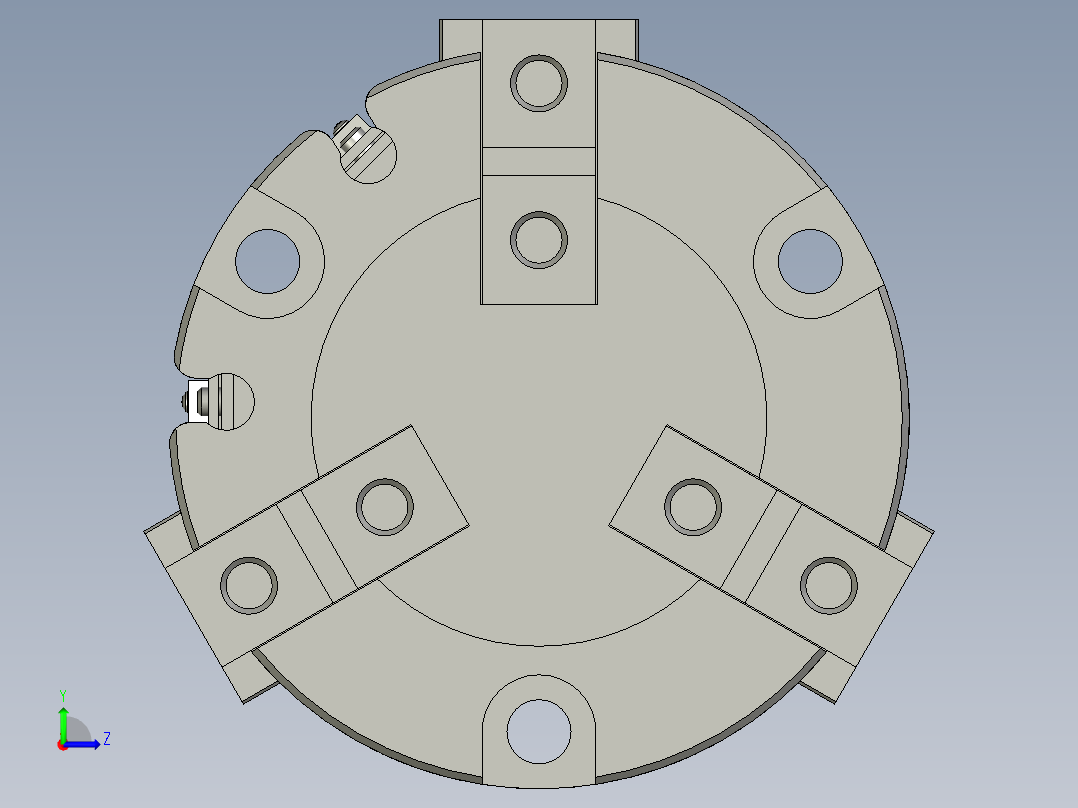 三爪手指HFCY32EN左视图