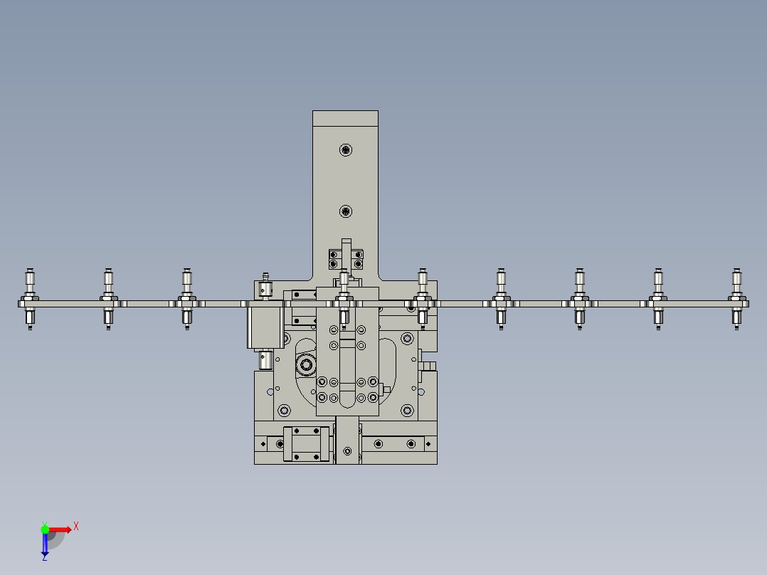 71020001移料组合俯视图