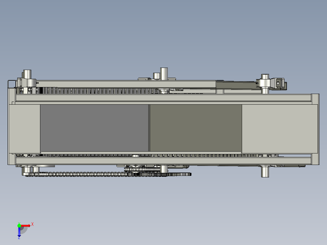 藤条木屑秸秆破碎机俯视图