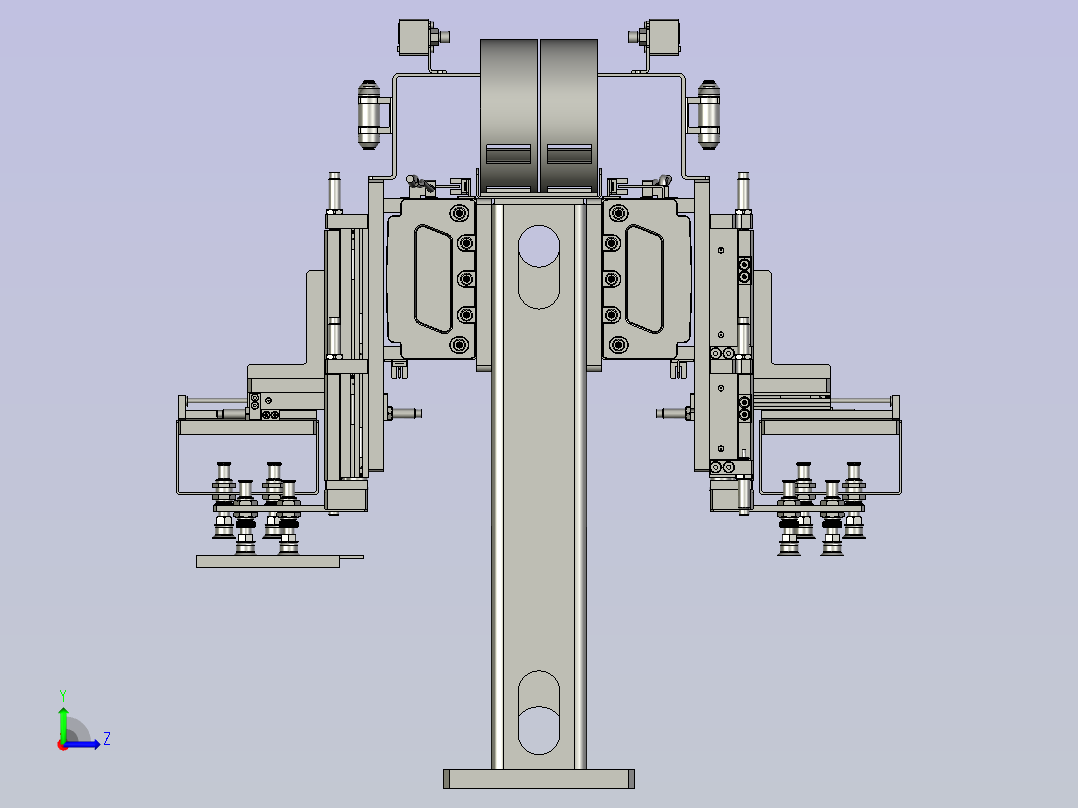YHJ-05-000移栽机械手左视图