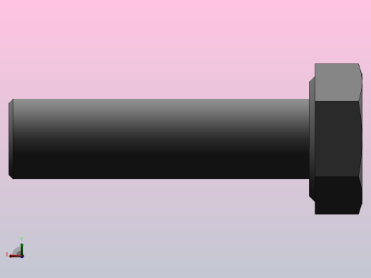 六角头螺栓M8×30左视缩略图