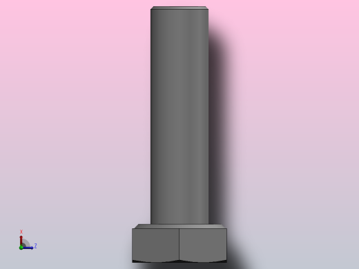 六角头螺栓M8×30俯视缩略图