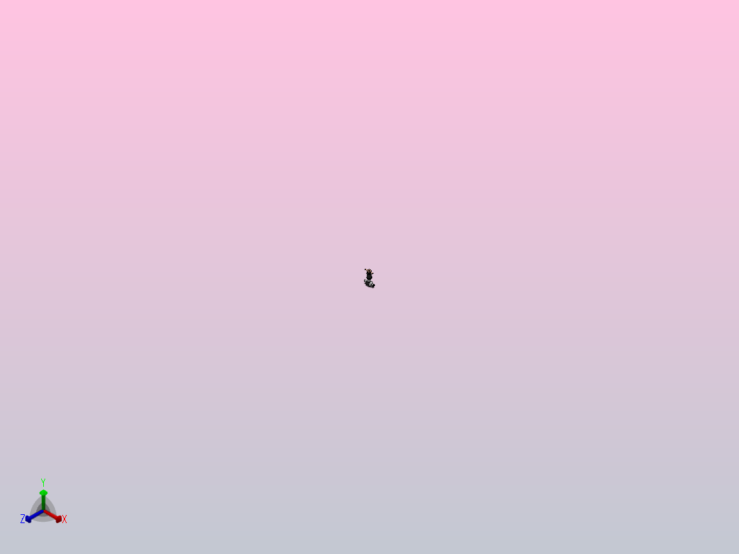 截止阀波纹管CKBу26004-010正等轴测图