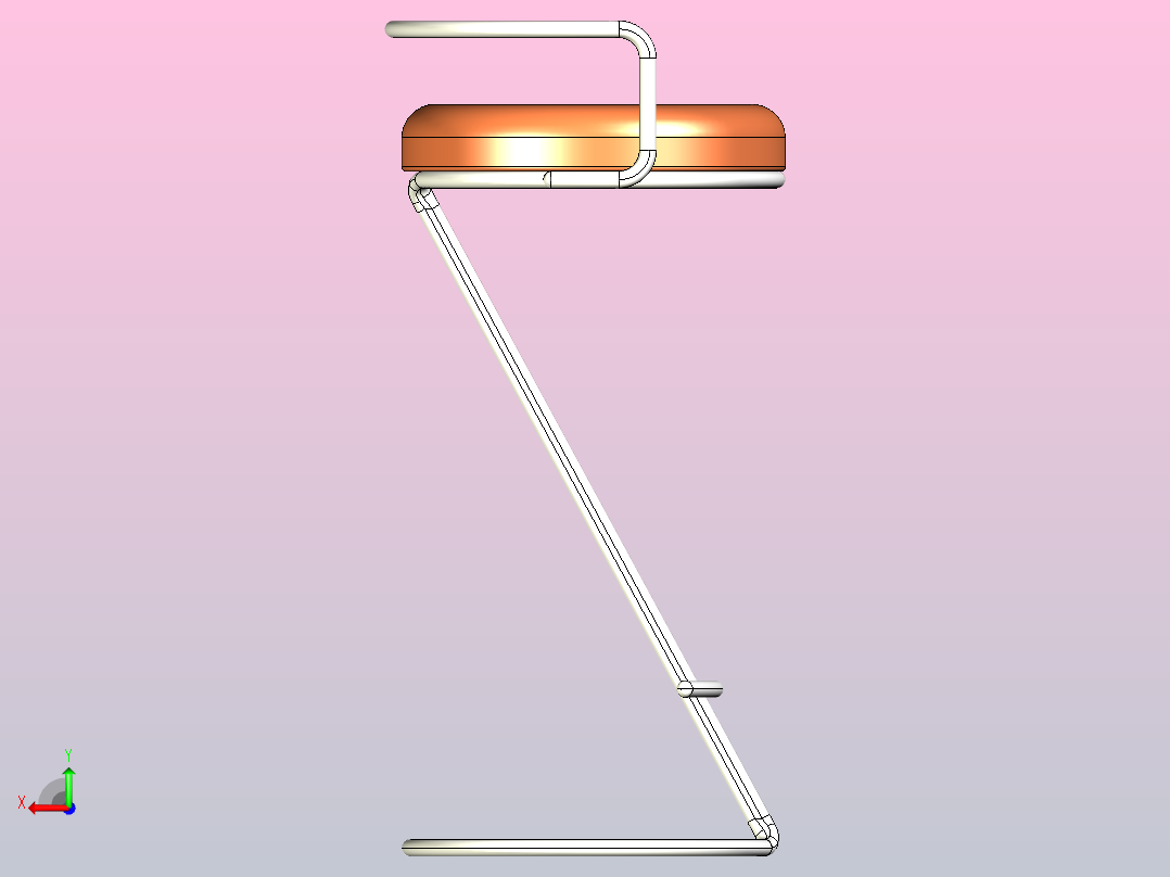 酒吧间高脚凳03后视图