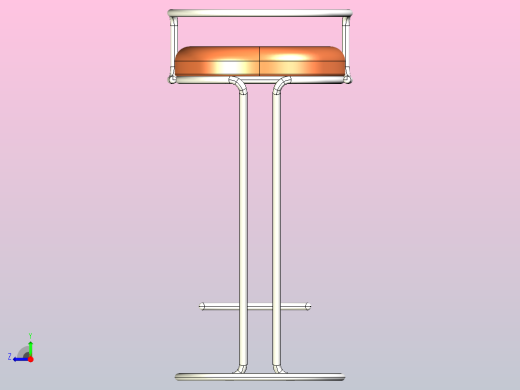 酒吧间高脚凳03右视缩略图