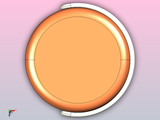 酒吧间高脚凳03俯视缩略图