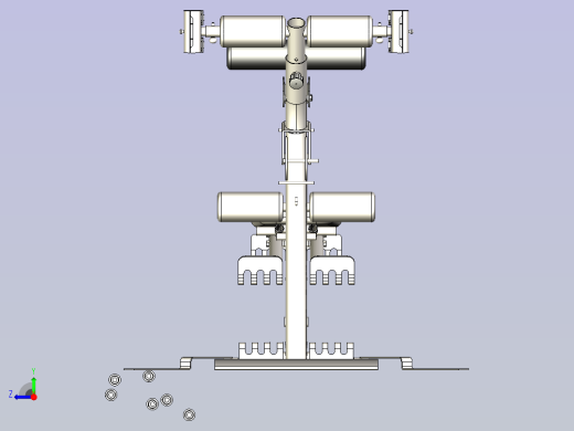 健身器材3D图纸右视缩略图