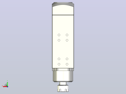 4147C-ER25木工高精雕铣系列手动换刀电主轴[SFM4147C-12-2.2KW-TMP-ER25]后视缩略图