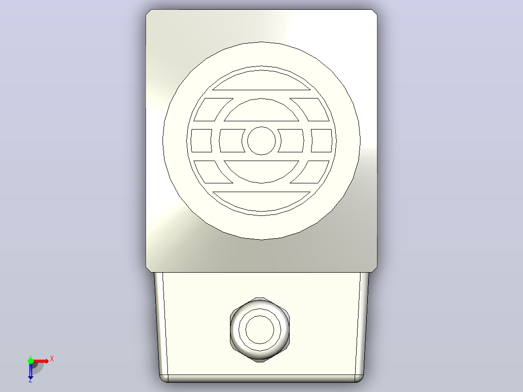 4147C-ER25木工高精雕铣系列手动换刀电主轴[SFM4147C-12-2.2KW-TMP-ER25]俯视图