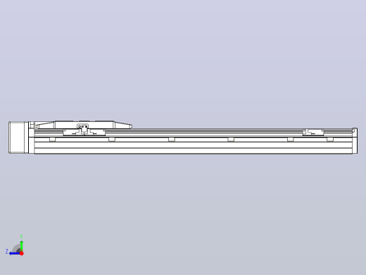 滚珠丝杠直线轴内置导轨TPA-GCR-150-2010C-L550-MR-M75-N3右视缩略图
