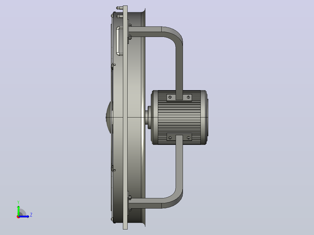 ZF058-6轴流风机[ZF058-6]左视图