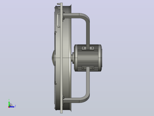 ZF058-6轴流风机[ZF058-6]左视缩略图