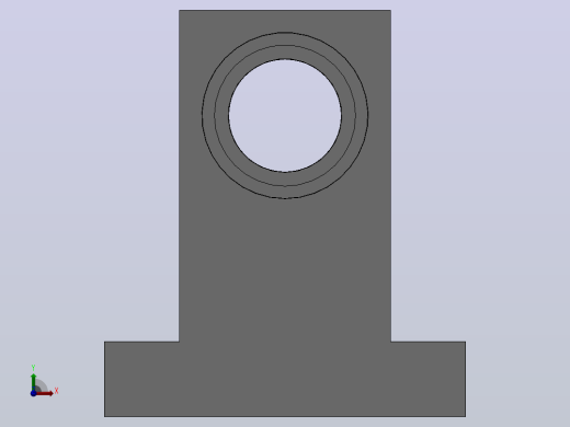 T型高度选择型轴承座组件_BTC-6906-2Z-80-A前视缩略图