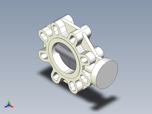 2FKOVFM LUG ISO-DIN 裸轴蝶阀，凸耳iso-din版本