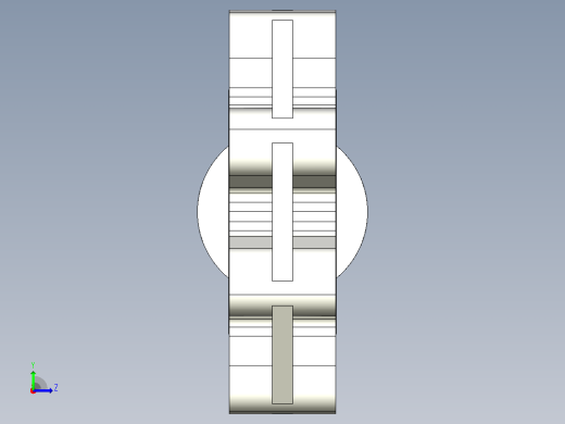 2FKOVFM LUG ISO-DIN 裸轴蝶阀，凸耳iso-din版本左视缩略图