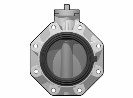 2FKOVFM LUG ISO-DIN 裸轴蝶阀，凸耳iso-din版本缩略图