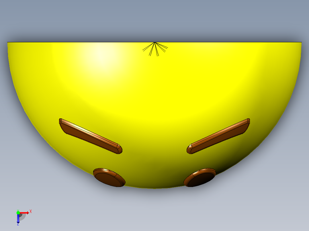 EMOJI 惊讶俯视图