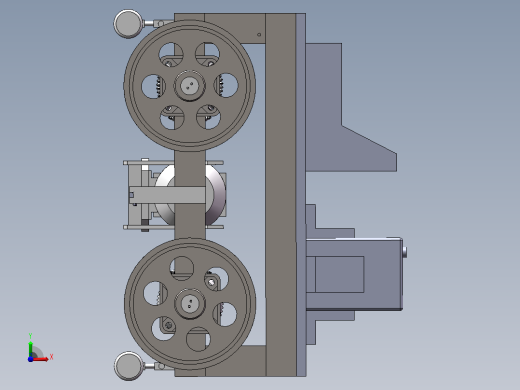 探伤小车sw+cad+运动仿真视频前视缩略图