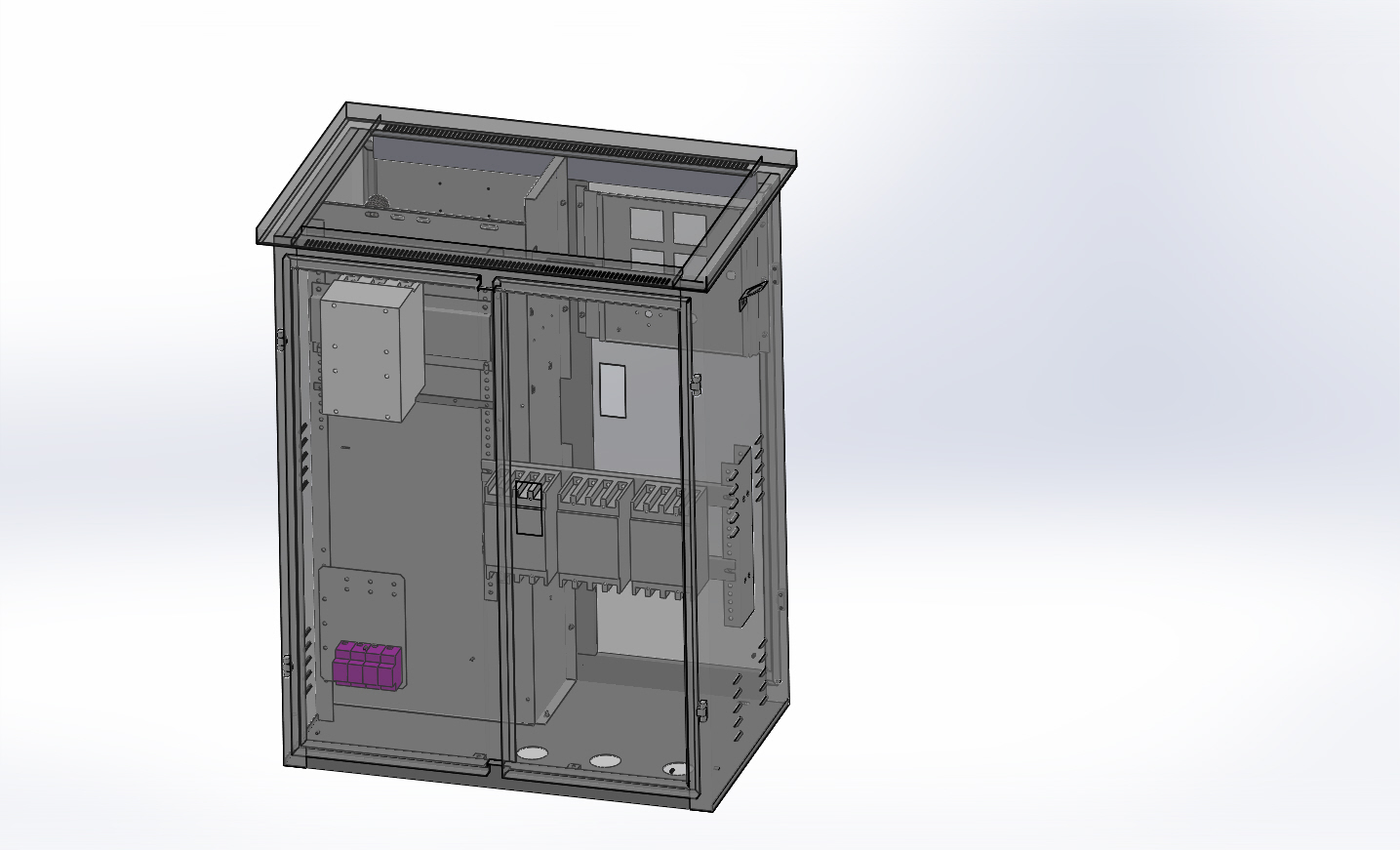 落地式配电箱-钣金件