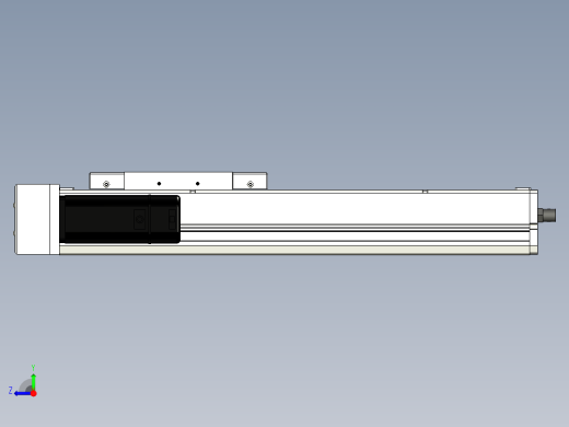 Toyo东佑达直线模组-ECH17-300-BL-400W+煞車右视缩略图