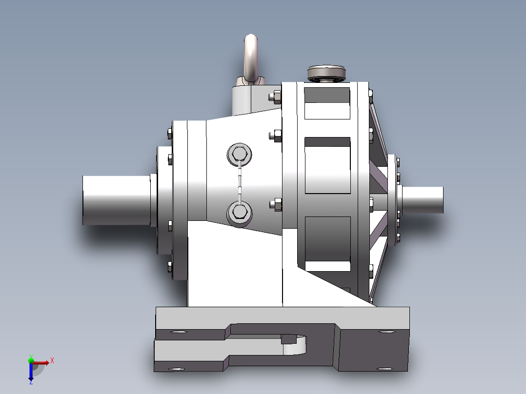 摆线针轮减速器三维建模图纸 Solidworks2016设计
