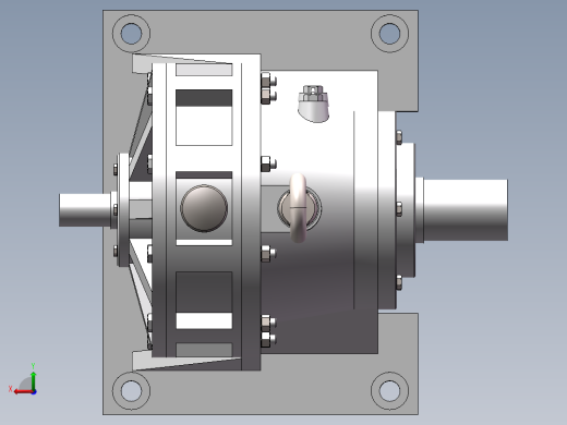摆线针轮减速器三维建模图纸 Solidworks2016设计后视缩略图
