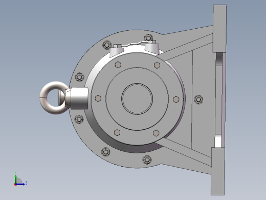 摆线针轮减速器三维建模图纸 Solidworks2016设计左视缩略图