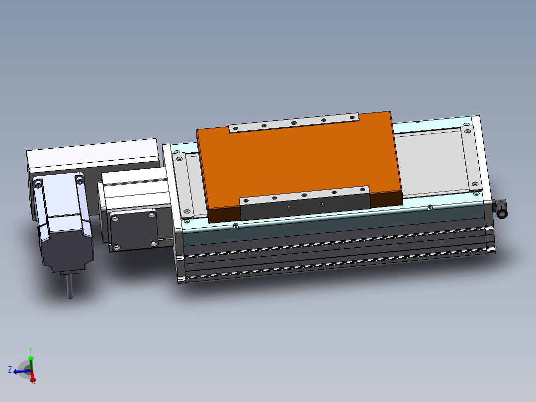 MCB同步带全封闭MCB22-L-750W主视图