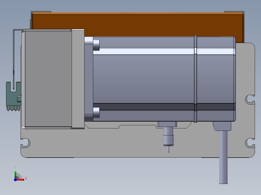 MCB同步带全封闭MCB22-L-750W前视图