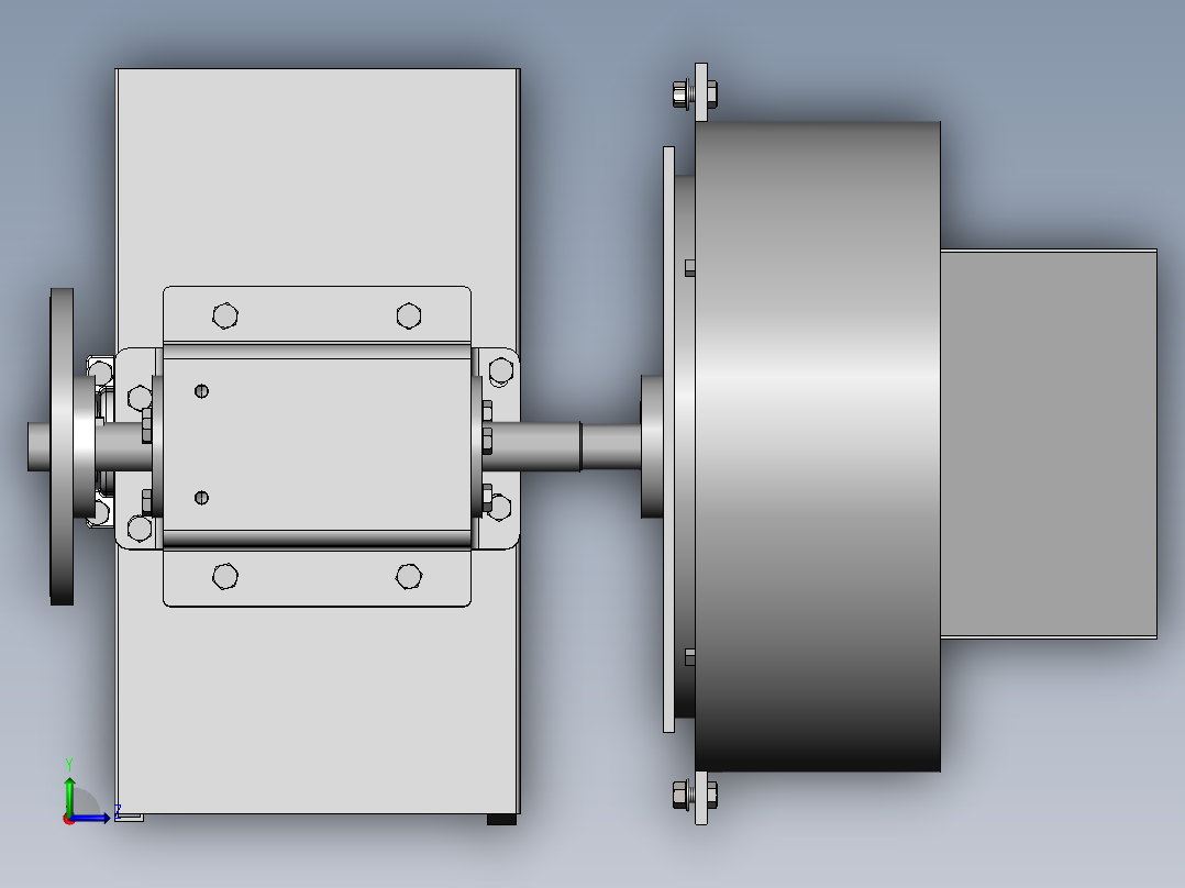 红薯切片机SW三维+说明书左视图