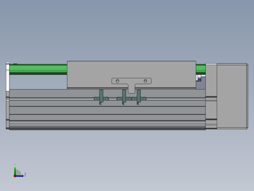 MTH丝杆半封闭模组MTH22-BL-750W左视缩略图