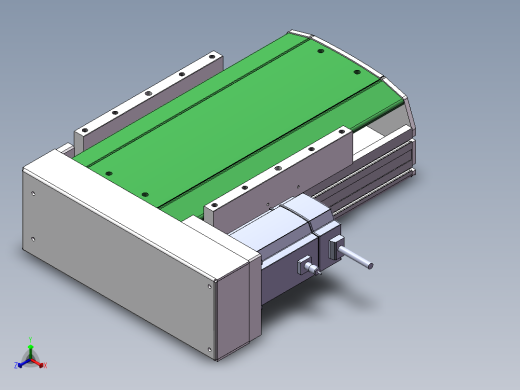 MTH丝杆半封闭模组MTH22-BL-750W正等轴测缩略图