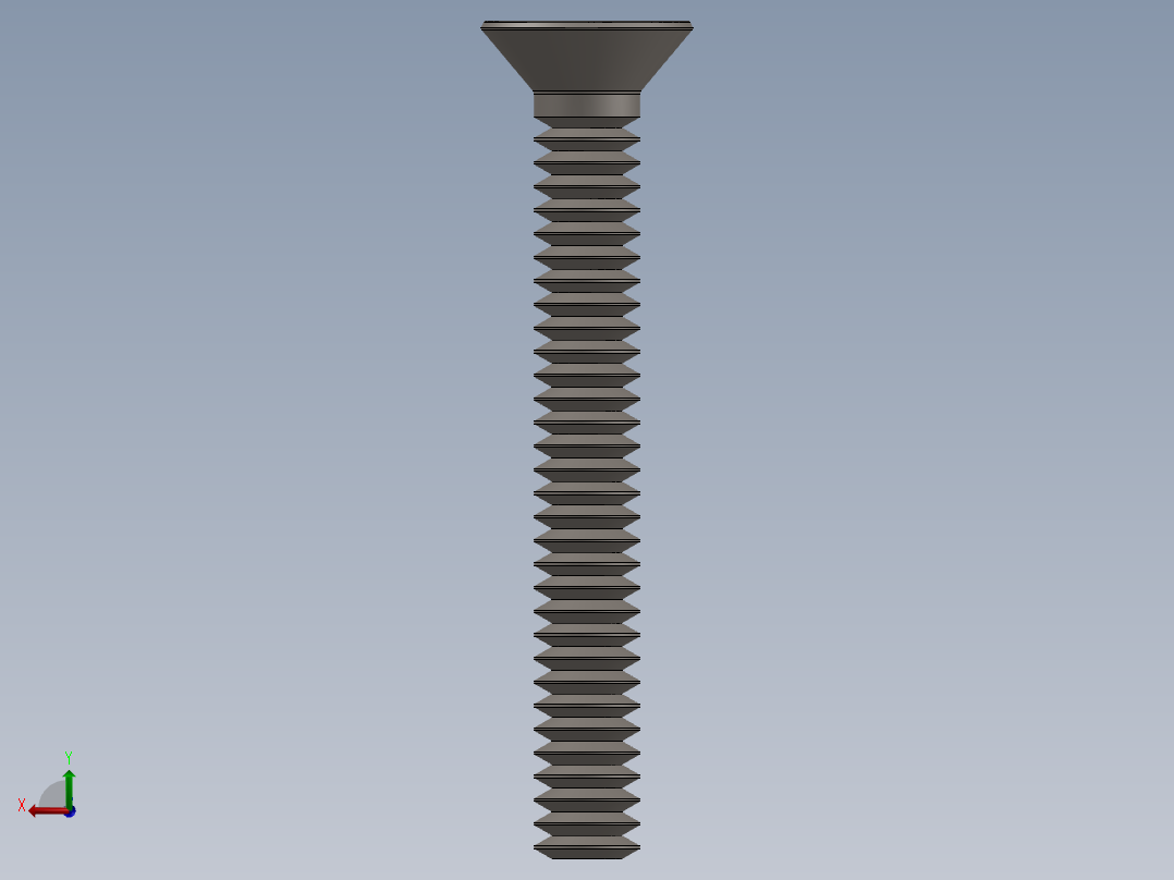 紧固件-No.10-24 Allen Flathead后视图
