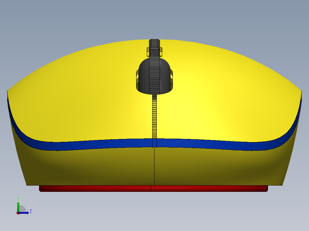 无线鼠标左视图