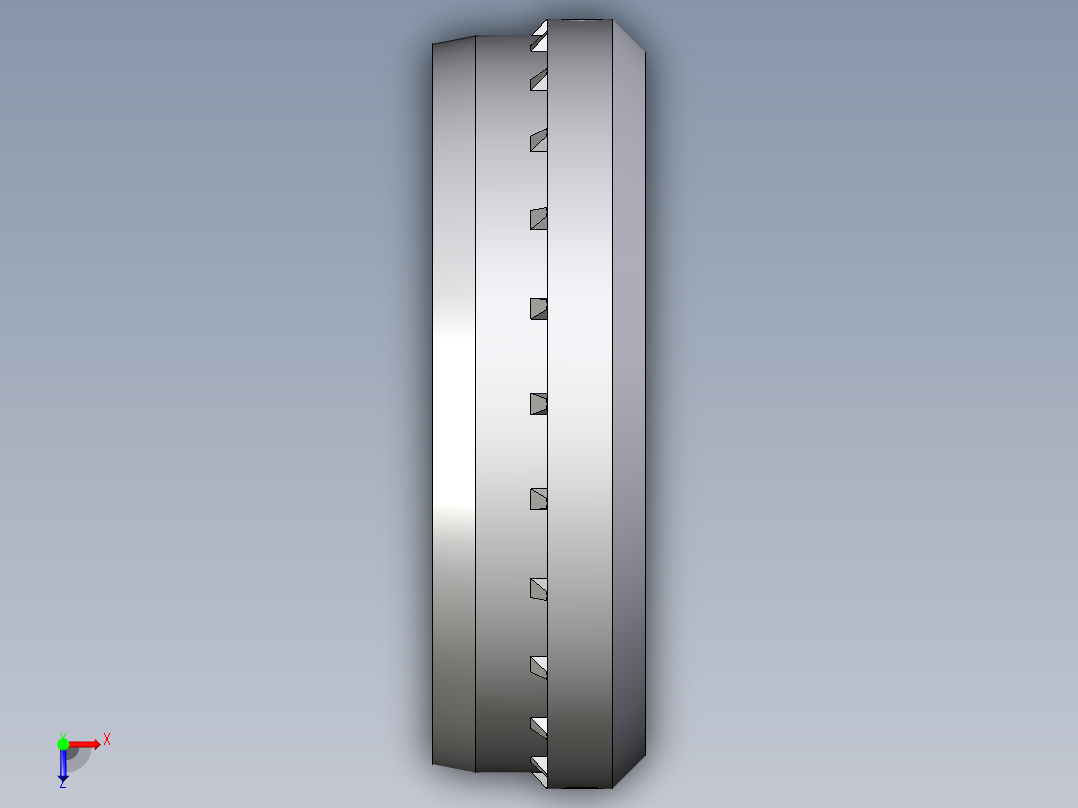 卡套式工业通用硬管接头Progressive_stop_ring_PSR42LX俯视图