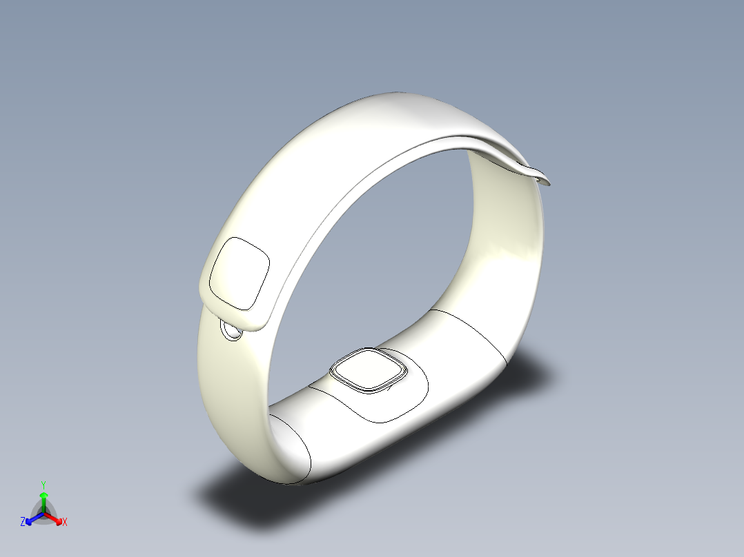 手环4正等轴测图