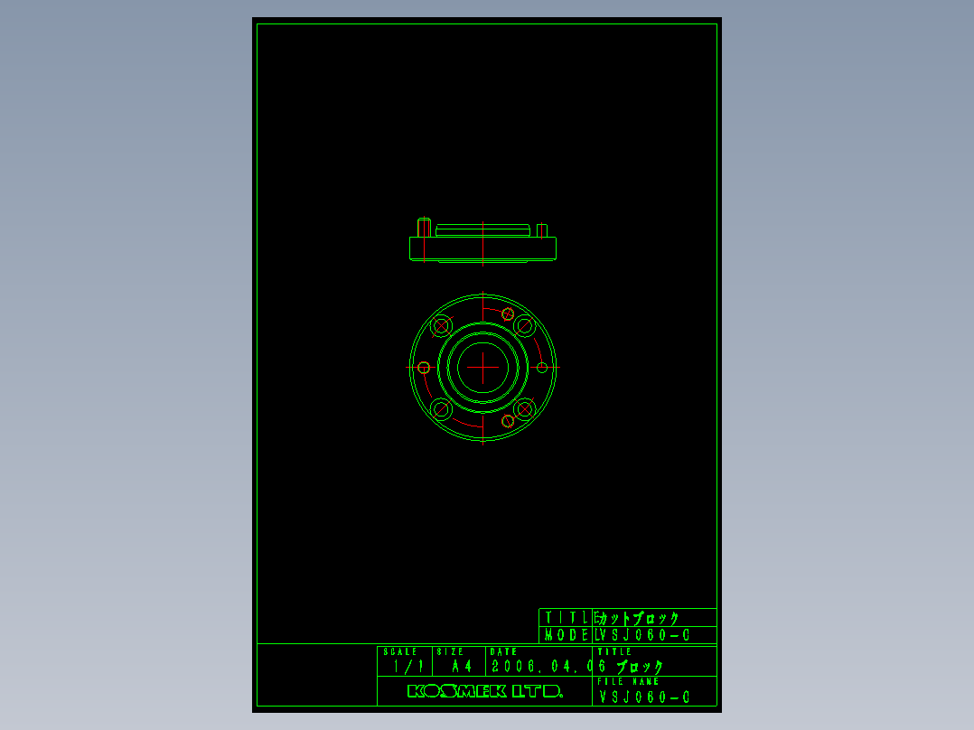 KOSMEKVSJ060-C多系列多零件图纸模型多系列多零件图纸模型